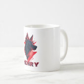 黒狼犬 コーヒーマグカップ (正面右)