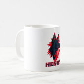 黒狼犬 コーヒーマグカップ (正面左)
