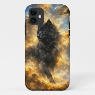 黒狼 iPhone 11 ケース