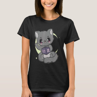 黒猫πの日ネコの鳴き声 3 14159 ネコ数学 tシャツ