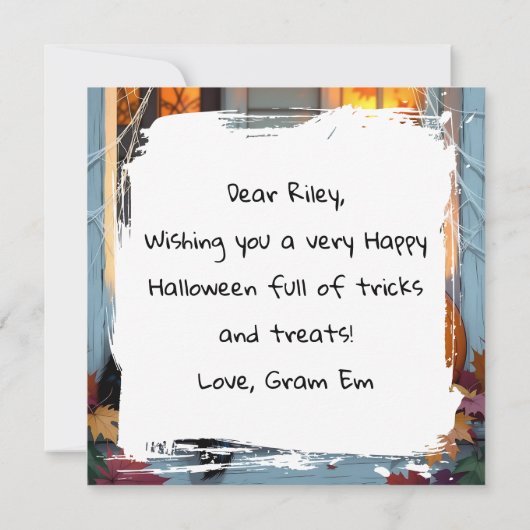 黒猫おむつパンプキンハロウィンパーソナライズされた (裏面)