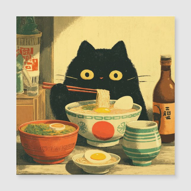 黒猫おもしろいの食べラーメン (正面)