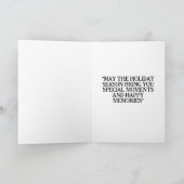 黒猫おもしろいクリスマスカード シーズンカード (内部)