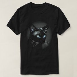 黒猫お洒落Tシャツ Tシャツ