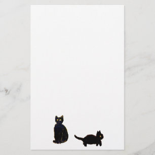黒猫かわいい子猫 便箋