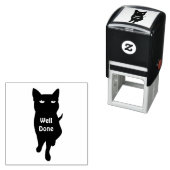 黒猫かわいい猫 セルフインキングスタンプ (インサイチュ)