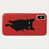 黒猫かわいい猫 Case-Mate iPhoneケース (裏面(横))