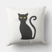 黒猫かわいい クッション (裏面)
