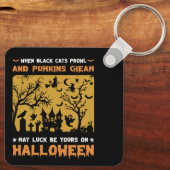 黒猫が吠える時 キーホルダー (裏面)