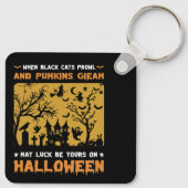 黒猫が吠える時 キーホルダー (裏面)