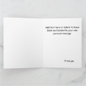 黒猫が外を見ている窓 カード (内部)