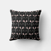 黒猫が多い クッション (裏面)