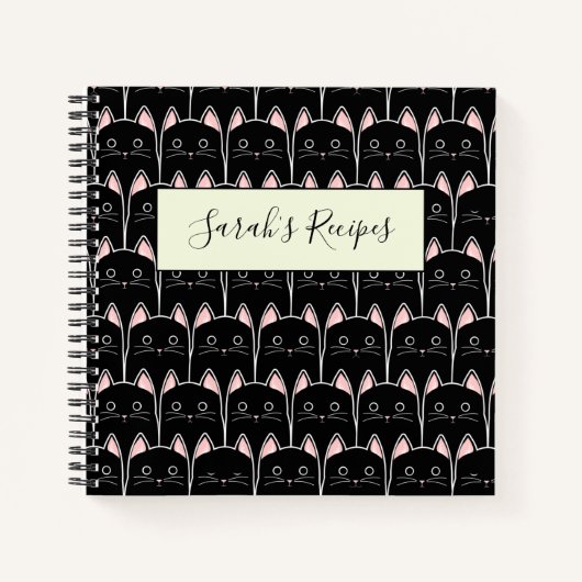 黒猫が多い ノートブック (正面)