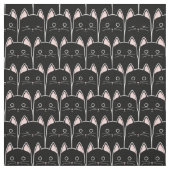 黒猫が多い ファブリック (見本)