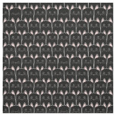 黒猫が多い ファブリック (見本)