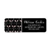 黒猫が多い ラベル (正面)