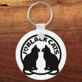 黒猫が大好き キーホルダー (正面)