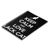 黒猫が大好き ノートブック (左側)