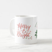 黒猫が支配する!ミニパンサーのクリスマス! コーヒーマグカップ (正面左)