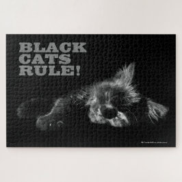 黒猫が支配 – Sleepy Hello Darkness ジグソーパズル