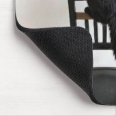黒猫が時間を変える マウスパッド (コーナー)
