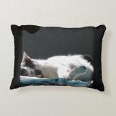 黒猫が邪魔をしない アクセントクッション (裏面)