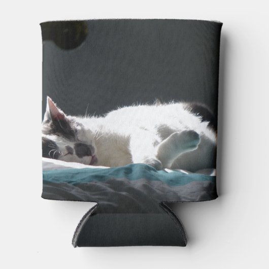 黒猫が邪魔をしない 缶クーラー (正面)