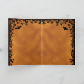 黒猫こうもりハッピーハローウィン カード (内部)