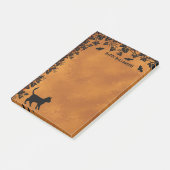 黒猫こうもりハッピーハローウィン ポストイット (アングル)