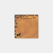 黒猫こうもりハッピーハローウィン ポストイット (正面)