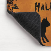 黒猫こうもりハッピーハローウィン マウスパッド (コーナー)