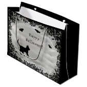 黒猫こうもりハッピーハローウィン! ラージペーパーバッグ (正面アングル)