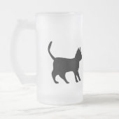 黒猫こうもり フロストグラスビールジョッキ (左)