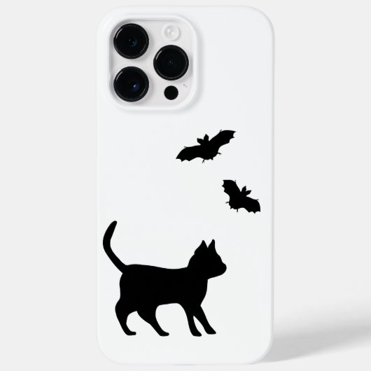 黒猫こうもり Case-Mate iPhoneケース (裏面)