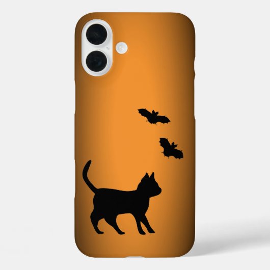 黒猫こうもり Case-Mate iPhoneケース (裏面)