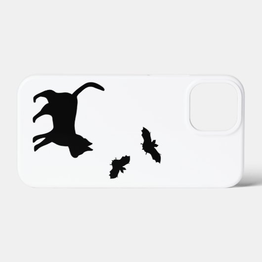 黒猫こうもり Case-Mate iPhoneケース (裏面 (横))