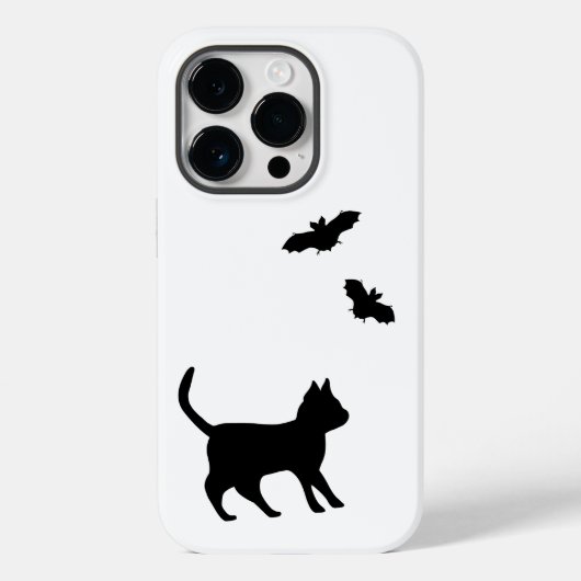 黒猫こうもり Case-Mate iPhoneケース (裏面)