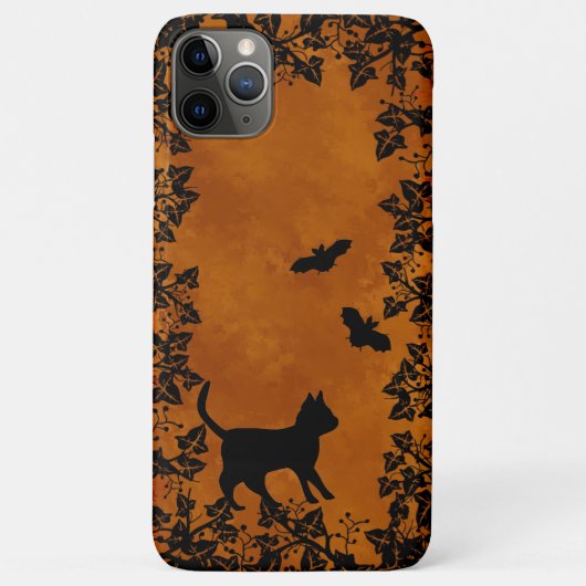 黒猫こうもり Case-Mate iPhoneケース (裏面)