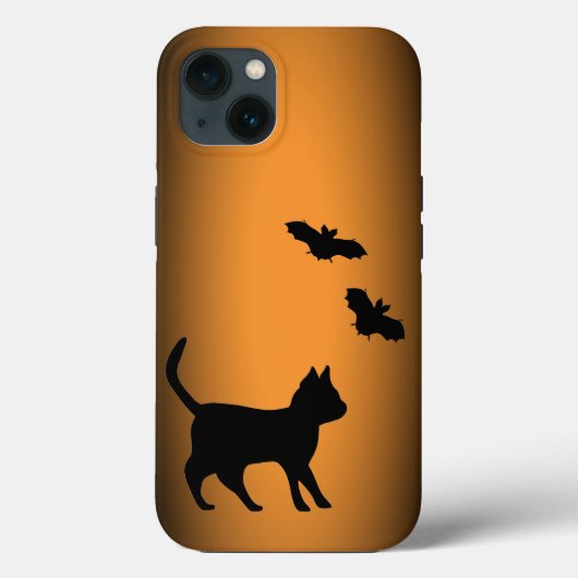 黒猫こうもり Case-Mate iPhoneケース (裏面)