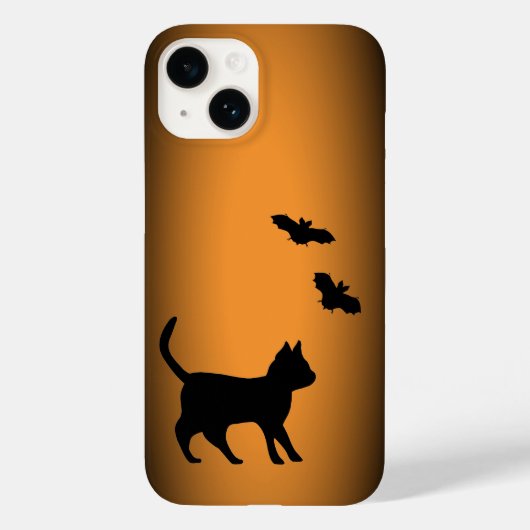 黒猫こうもり Case-Mate iPhoneケース (裏面)
