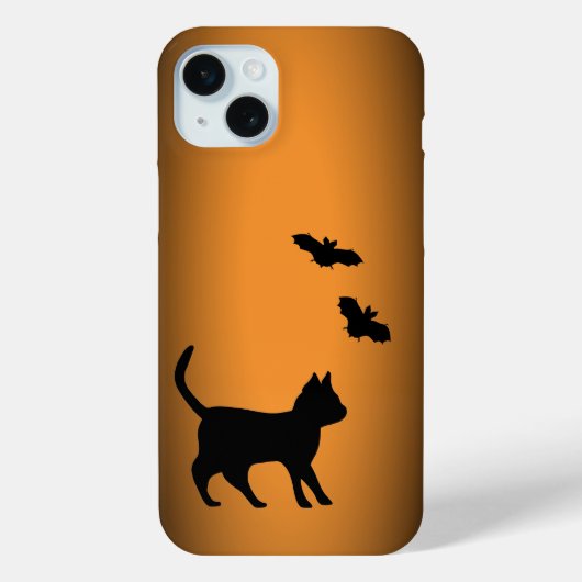 黒猫こうもり Case-Mate iPhoneケース (裏面)