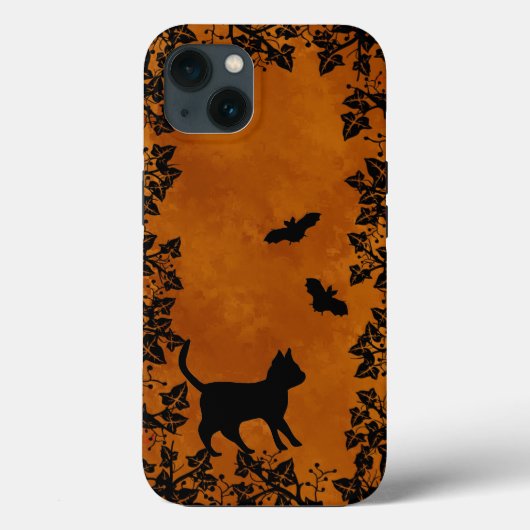 黒猫こうもり Case-Mate iPhoneケース (裏面)