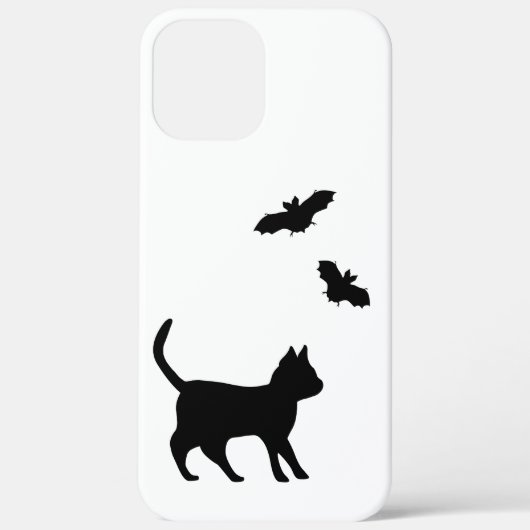 黒猫こうもり Case-Mate iPhoneケース (裏面)