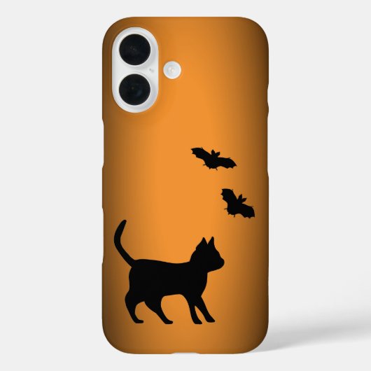 黒猫こうもり Case-Mate iPhoneケース (裏面)
