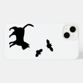 黒猫こうもり Case-Mate iPhoneケース (裏面 (横))