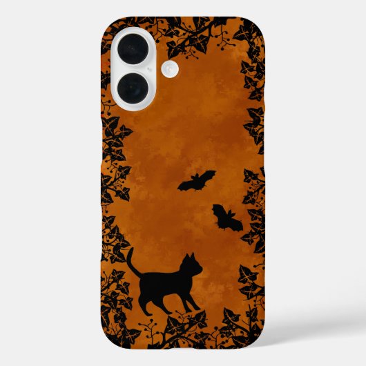 黒猫こうもり Case-Mate iPhoneケース (裏面)