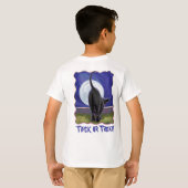 黒猫これが私のコスチューム Tシャツ (裏面フル)