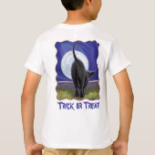 黒猫これが私のコスチューム Tシャツ (裏面)