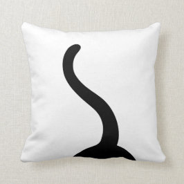 黒猫しっぽ　クッション クッション