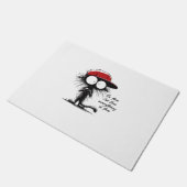 黒猫だ素晴らし俺は全素晴らしてフー素晴らしだ ドアマット (アングル)